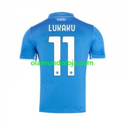 Camisola Napoli Lukaku 11 Homem Equipamento Primeiro 2024-2025 Manga Curta